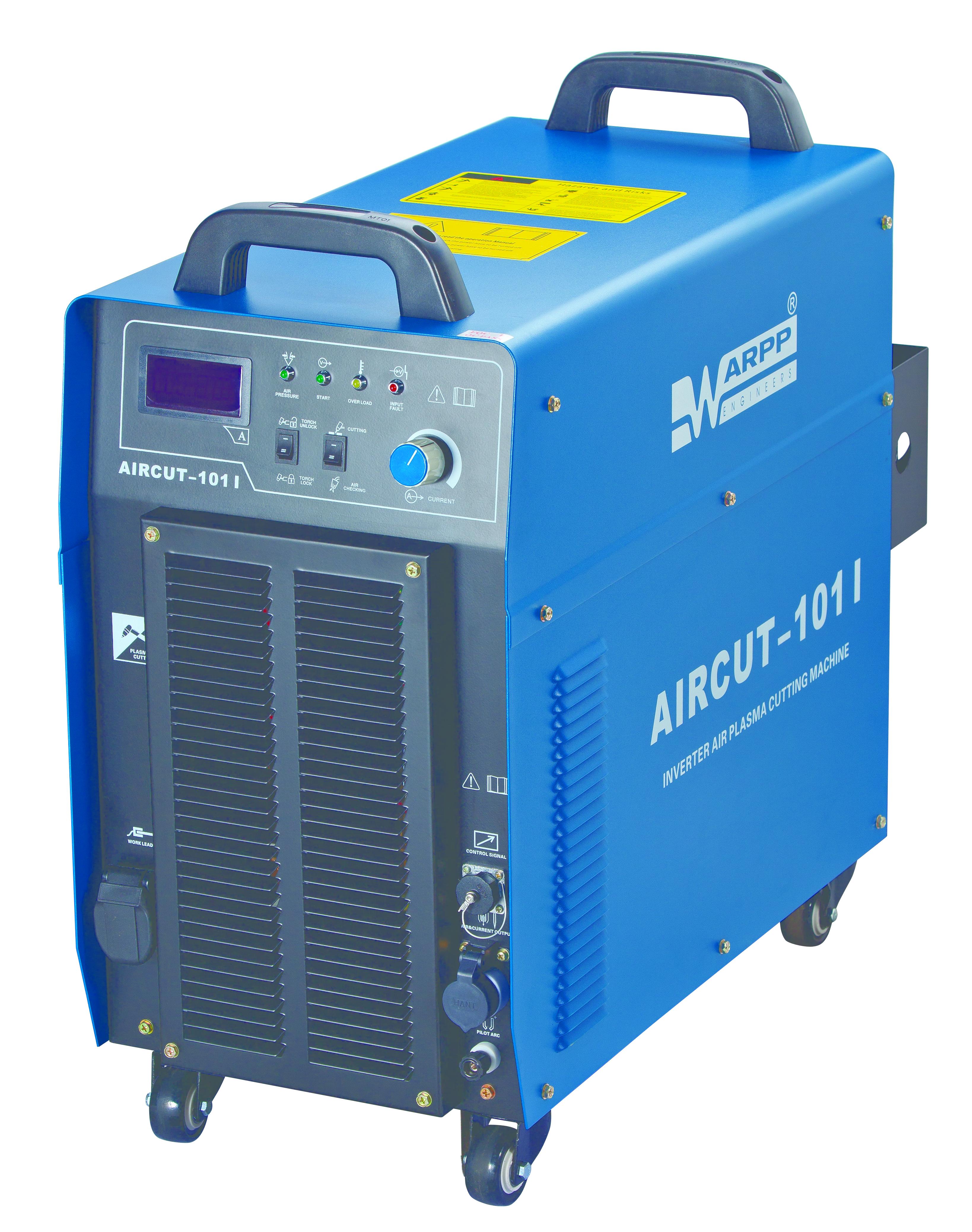 INVERTER BASED AIR PLASMA CUTTING MACHINE (MODEL : AIRCUT- 101I  )Clean Cut in MS,SS-25mm Rough Cut in MS,SS-30mm